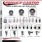 Service Caster 5'' Semi Steel Wheel Swivel 1-7/8'' Expanding Stem Caster Set, 4PK SCC-EX20S514-SSS-178-4 - alternate 2